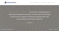 Desktop Screenshot of coronadocoal.com