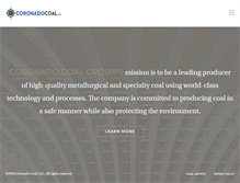 Tablet Screenshot of coronadocoal.com
